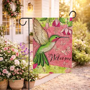 12x18inch Bumblebee Garden Flag, Double Sided Spring Floral Welcome Banner, Cottagecore Farmhouse Outdoor Decor, Fade Resistant Yard Sign for Patio Porch, Cute Bee Mother's Day Gift for Mom Grandma