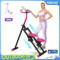 YAGUD Stair Stepper w/ Handlebar, Extended Step Range Climber Machine for Legs & Core Workouts, Home Workout Ab Machine