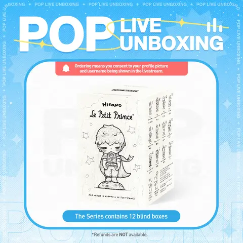 [POP NOW] POP MART Hirono×Le Petit Prince Series Figures, Blind Box, Mystery Box LABUBU Fun Toy
