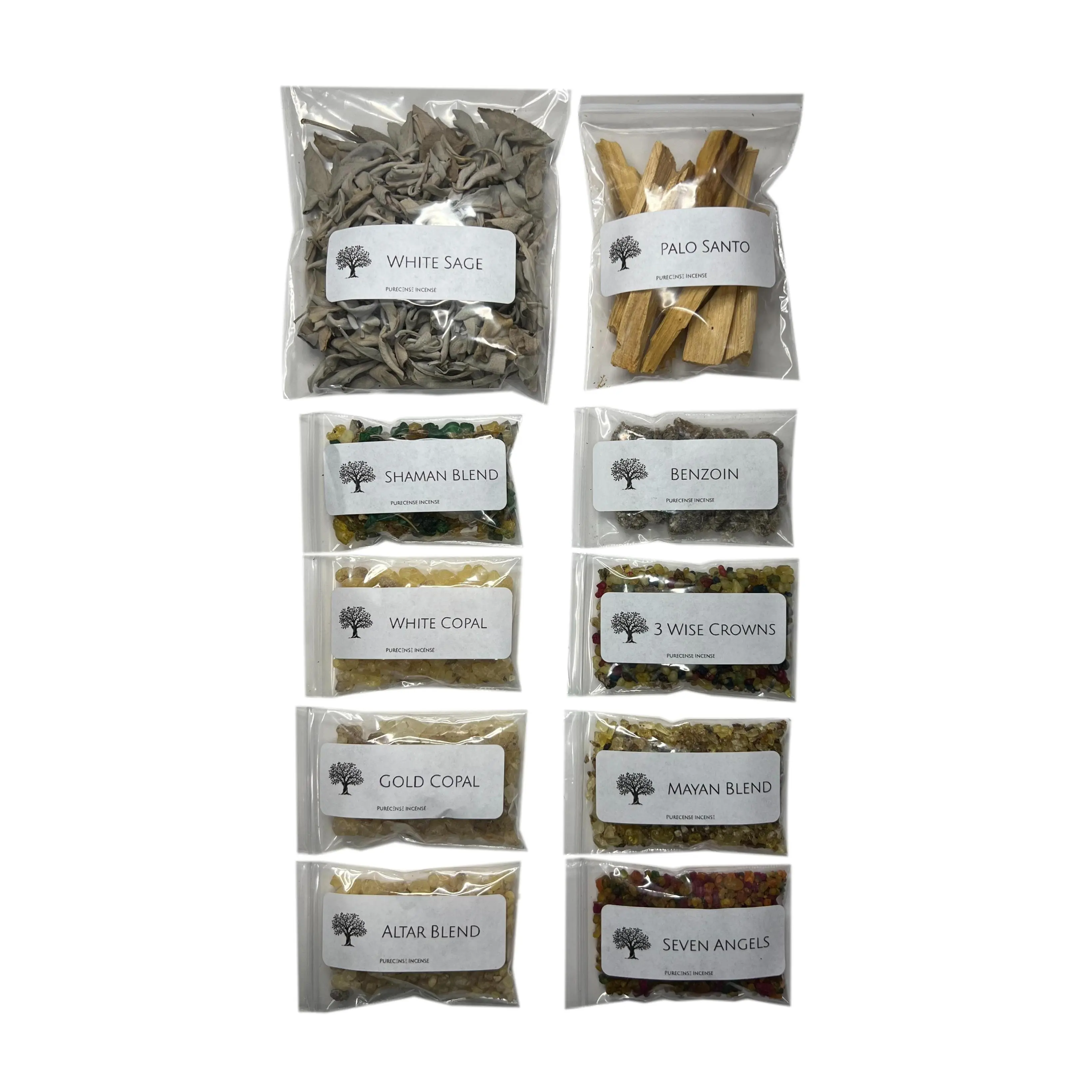 Purecense Gift Boxed Incense Variety Sampler: Set of 10 High Quality Incense