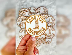 Long Live Cowgirls Embroidered Patch