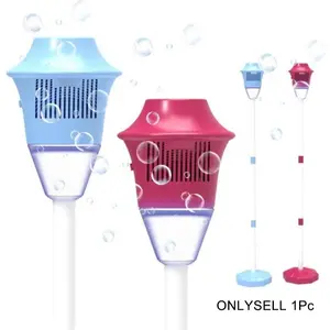 Light Music Bubble Machine, Automatic Outdoor Bubble Blower Toy, LED Camping Light, Portable Party Gear for Kids, Birthday Gift