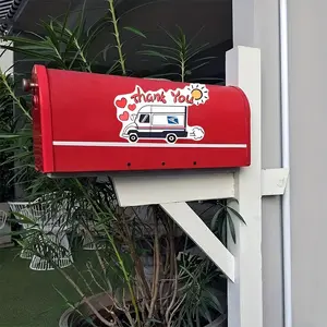Thank You Usps Mail Vinyl Sticker, Car Motorcycle Decal, Garden Mailbox, Entrance Door, Truck Water Bottle Helmet Phone, Vehicle Exterior Decoration
