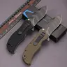 Outdoor folding knife, G10 handle, anti-corrosion high hardness steel, EDC tool for outdoor camping, driving, fishing, best gift