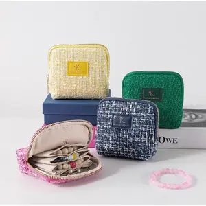 Portable Travel Jewelry Organizer - Compact Multi-Layered Pouch for Rings/Earrings/Bracelets