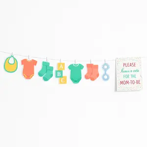 Baby Shower Autograph Garland