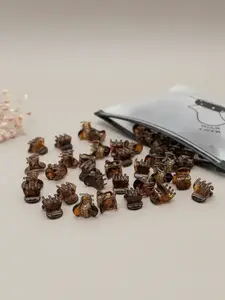 Women's Mini Hair Clips Set, Strong Hold & Versatile Use, Ideal for Hairstyles, Buns & Bangs