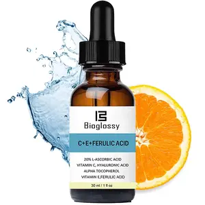 Vitamin CE Ferulic Acid Serum 20% Vitamin C Serum + Vitamin E & Hyaluronic Acid - Skin Moisturizer Face Dark Spot Corrector and Anti Aging 30ml / 1 fl.oz