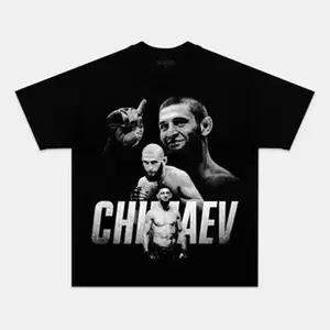 [HOT FAHION SPORT]KHAMZAT CHIMAEV 430 UFC Graphic T-Shirt, Premium MMA Tee, Streetwear Unisex T-Shirt, 250gsm Cotton, Gift for Fight Fans
