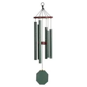 TINKER BELLE WIND CHIME ~ Malachite 28 inch Amish Handmade in USA