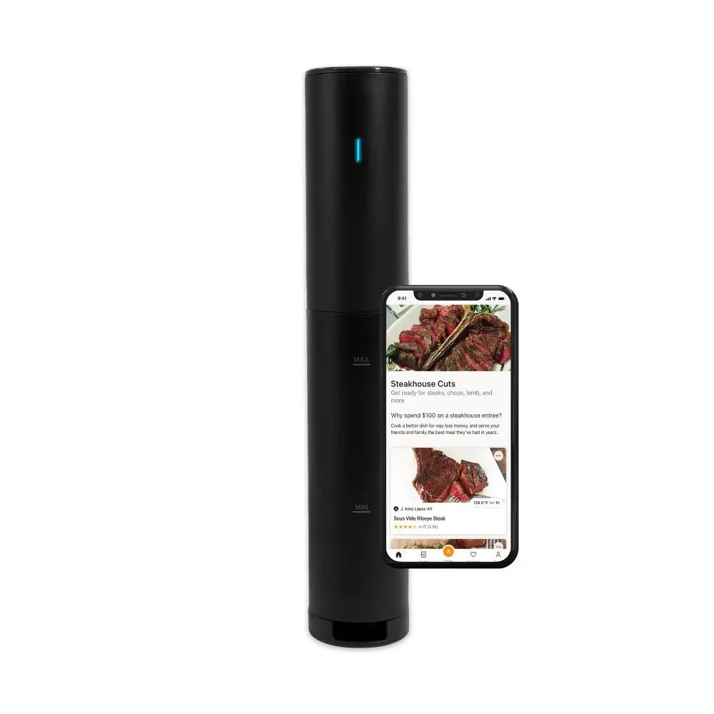 Anova Culinary Sous Vide Cooker Black Precision Mini Immersion Circulator 850W Anova Culinary Sous Vide Cooker Black Precision Mini Immersion Circulator 850W