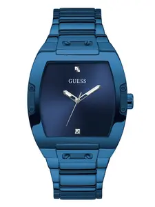 GUESS Male Blue and Diamond Analog Watch