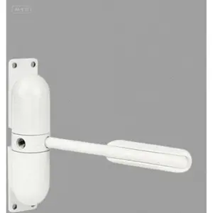 Self-Closing Door Hinge - Easy Installation for Hinged Doors to Auto Close - Adjustable Spring Mechanism for Smooth Operation - Durable White Finish - Safety Compliance for Residential & Commercial Use adjustable  door  hinge