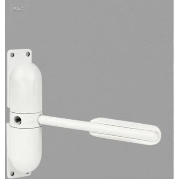 Self-Closing Door Hinge - Easy Installation for Hinged Doors to Auto Close - Adjustable Spring Mechanism for Smooth Operation - Durable White Finish - Safety Compliance for Residential & Commercial Use adjustable  door  hinge