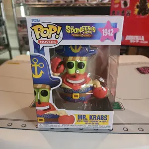 Funko Pop! Mr. Krabs #1942 SpongeBob Squarepants The Movie Vinyl Figure Collectible Toy from Funko