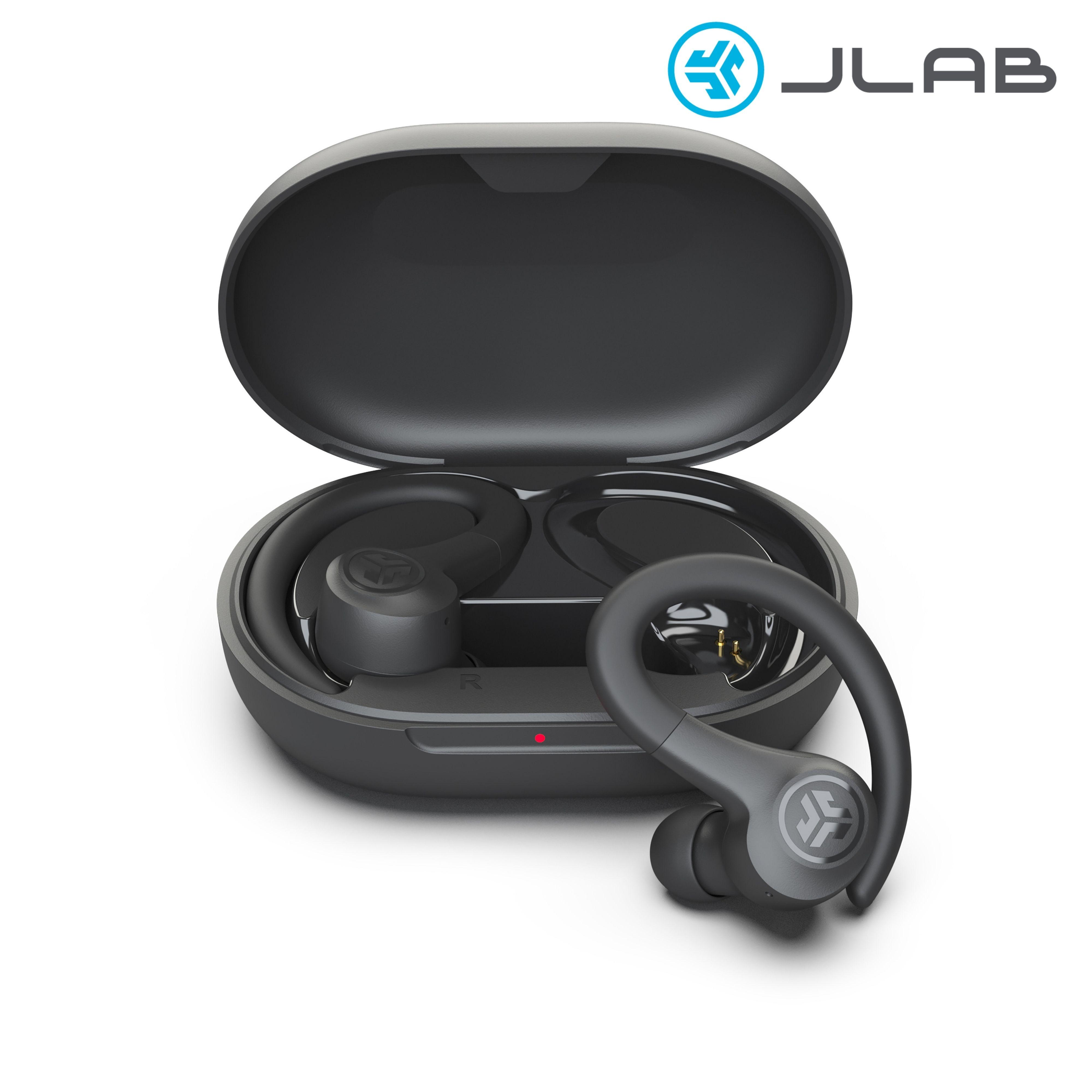 JLab GO Sport True Wireless Earbuds with Integrated Charging Case 35 Hour Playtime 3 EQ Sound Settings IPX4 Bluetooth 5.
