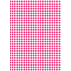 Wrapping Paper: Mini Hot Pink Gingham {Gift Wrap, Birthday, Holiday, Christmas}