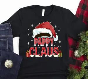 Pappy Claus Shirt Pappy Christmas Shirt Christmas Gifts For Pappy Holiday Shirts Christmas T Shirt Personalized Gifts