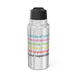 Custom Self-Improvement Gator Tumbler, 32oz