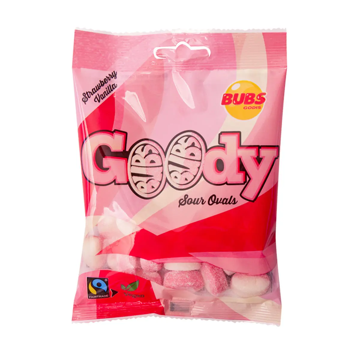 BUBS Strawberry Vanilla Ovals Mini (Vegan)