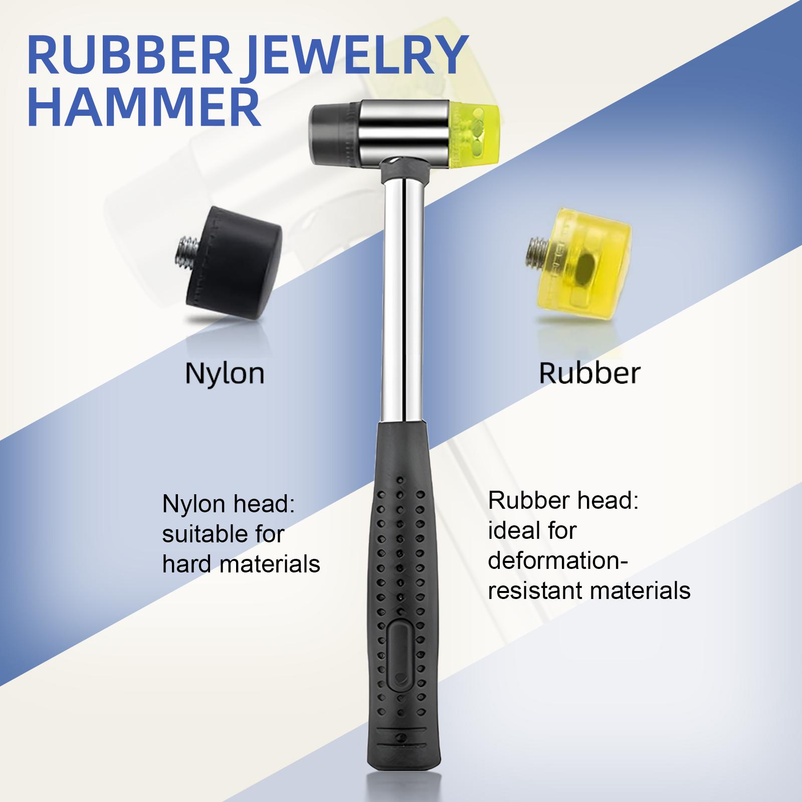 Ring Sizing Tool Kit - Complete Jewelry Making Set with Mandrel, Hammer, Ring Gauges & Polishing Tools