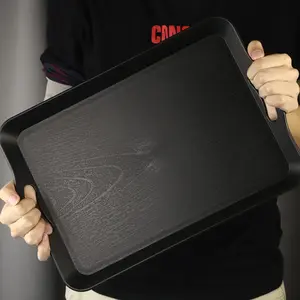 Wooden Serving Tray, 1 Piece Rectangular Coffee Tray, Snack Tray, Serving Fruit Tray, Breakfast Food Tray, Kitchen Storage & Organization, Tableware