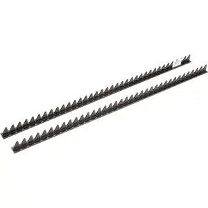 22218 Rail Wrench Organizer, 2 Piece, Wrench Holder For Up To 35, 23 Inch Low Rail Tool Box Accessories, Backing, Black