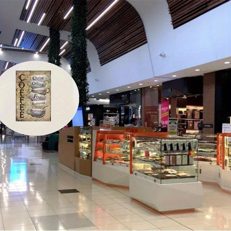 Rustic Wooden Coffee Wall Art, 5.85x7.8in, Inspirational Quote Sign, Easy to Hang, for Home & Coffee Shop Decor, Vintage Style, No Power Needed, Battery-Free