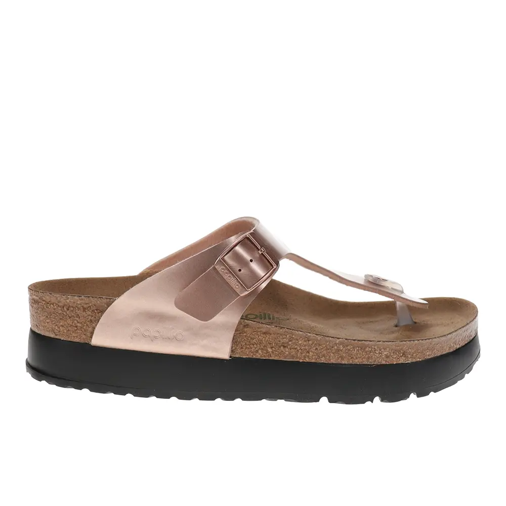 BIRKENSTOCK Womens Gizeh Flex Platform Casual Sandals Casual Low Heel 1-2" - Pink