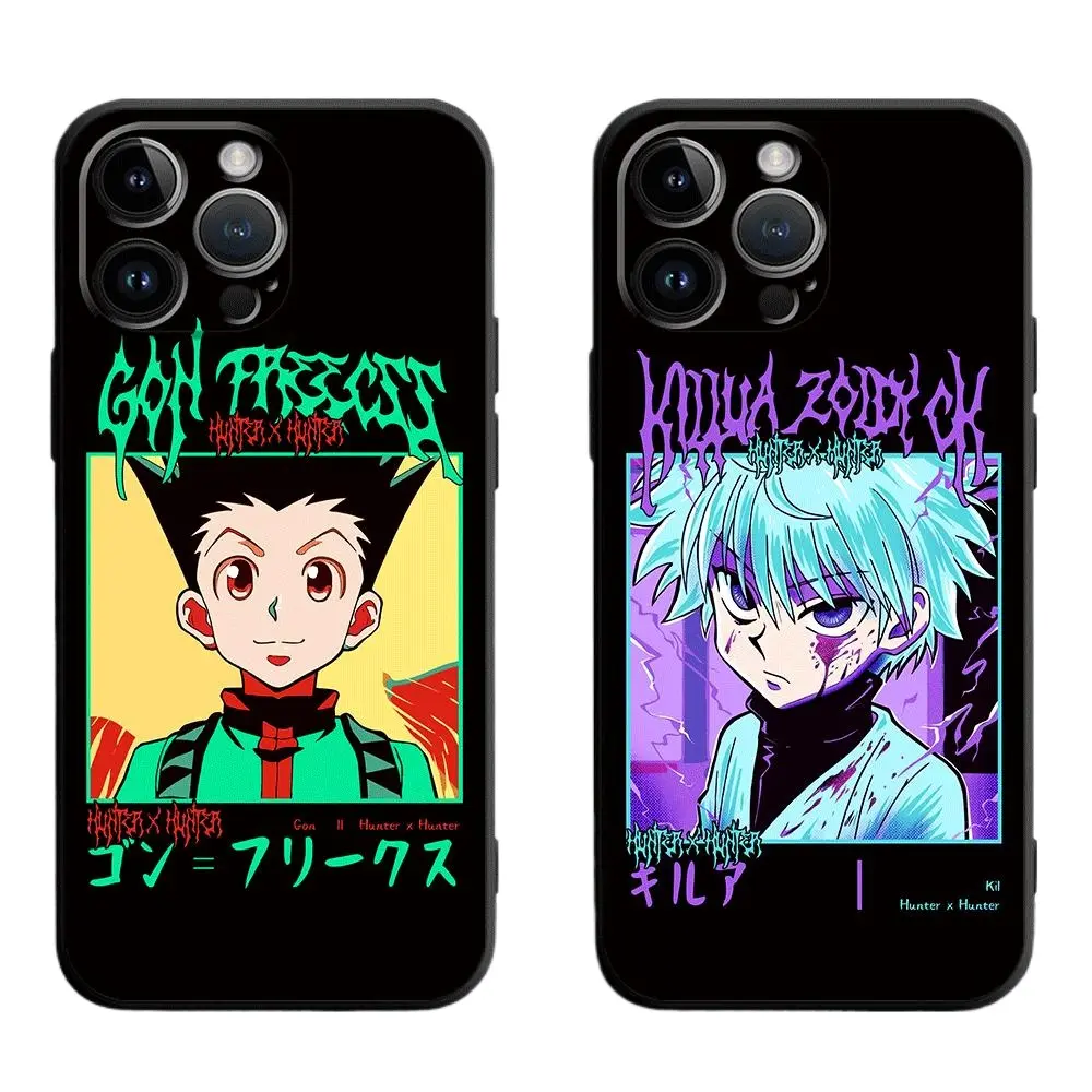 Soft Hisoka Anime Hunter X hunter Phone Cases For iPhone 17 16 15 14 13 12 11 Promax Pro Air Plus Shockproof Cover Protection Gifts For Christmas Halloween Birthday