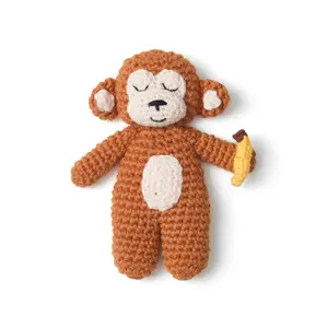 Pocket Monkey - Crochet Toys, Stuffed Animal, Safe For Babies, Hand-knitted, Collectible, Washable