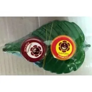 Plastic Leaf KumKum and Turmeric (small)