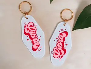 Libra Zodiac Keychains UV DTF Transfers
