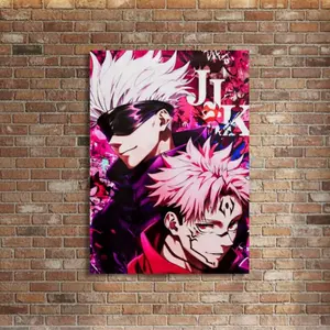 Attack on Titan Levi Ackerman Metal Poster, Anime Manga Wall Art, Survey Corps Decor( Unframed - Print Only )