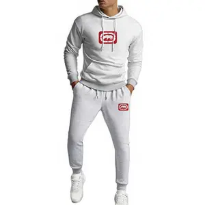 Men's Hoodie and Jogger Set Showcasing Crisp Symbol-Themed Details Lightweight Yet Warm Material Suitable for Trans-Seasonal Wear Practical Design with Convenient Storage Pockets Flattering Cut That Complements Various Body Types