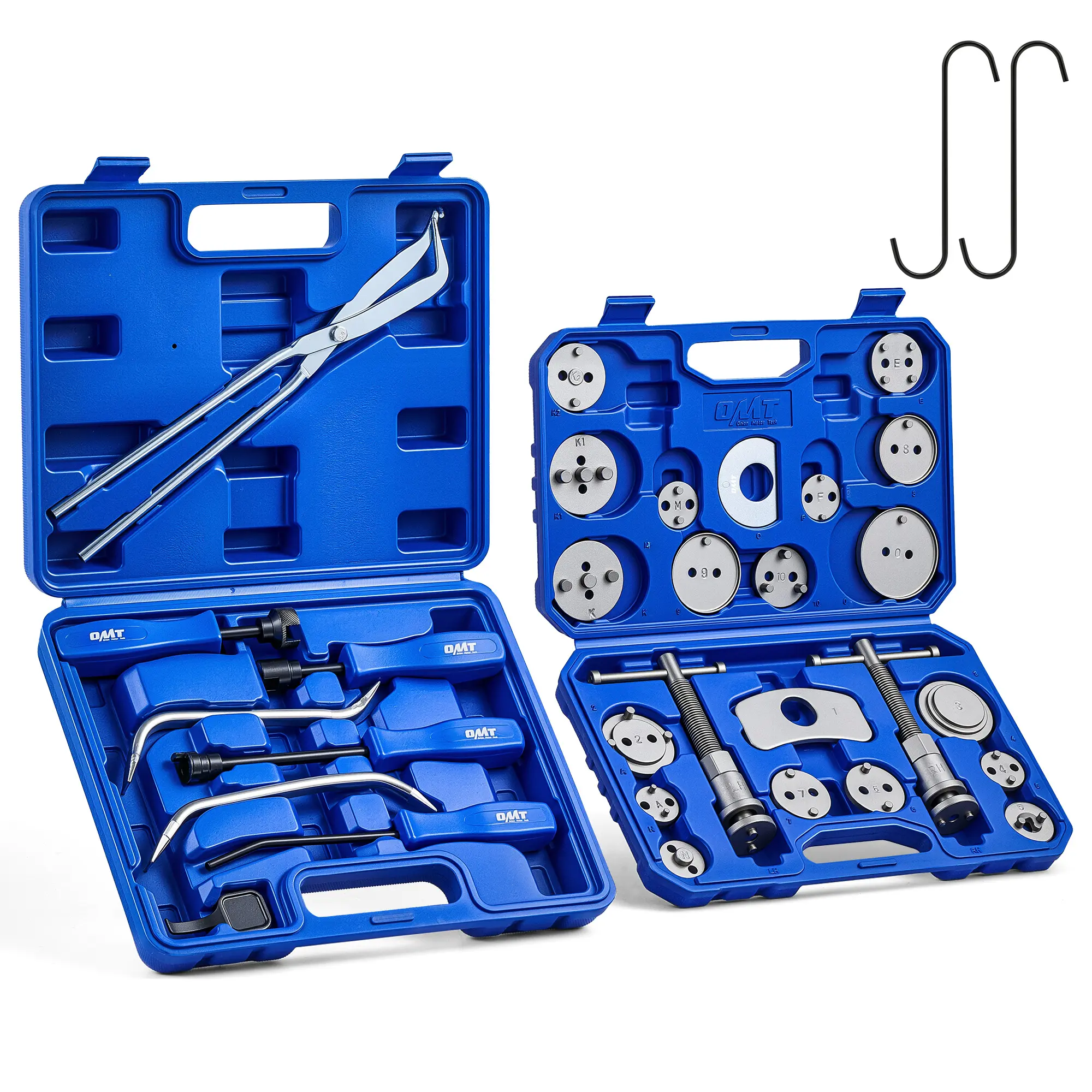 Orion Motor Tech 2-in-1 32pc Dual Brake Tool Kit, 8pc Drum Brake Tools + 24pc Disc Brake Tools, Structural-Grade Steel, tool upgrade