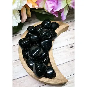 Green Goldstone Tumbled Stone for Emotional Healing, Heart Chakra & Self Acceptance