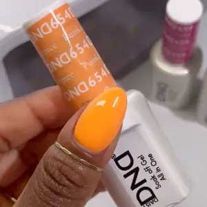 DND 654 Pumpkin Spice Gel and Lacquer Duo nail care nail art color