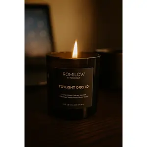 Twilight Orchid Medium Candle