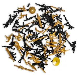 Minifigure Weapons GOLD MEGA Accessory Pack (90 Pieces)
