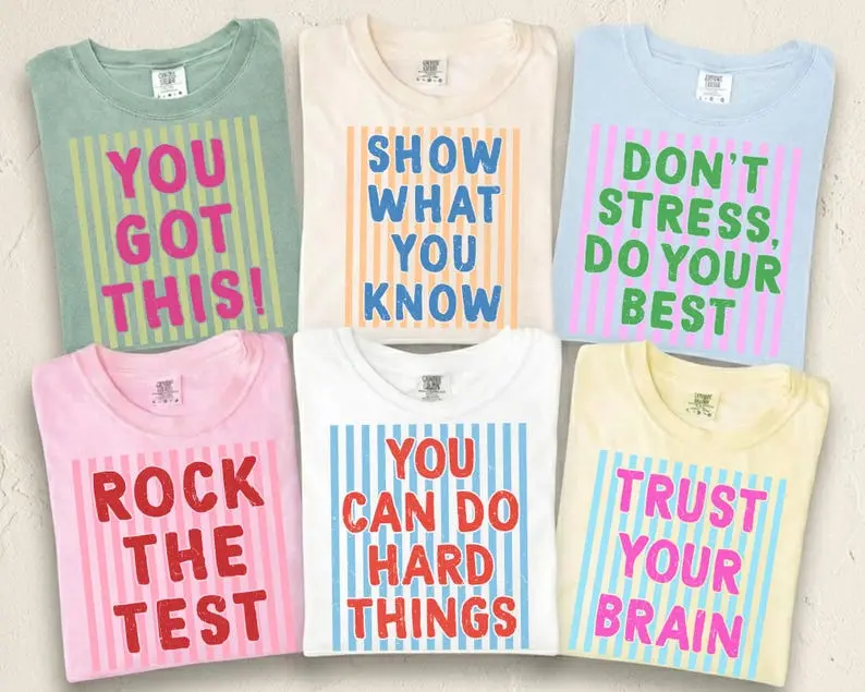 Custom Test Day Shirt, Matching State Testing Shirts, Teacher Team Comfort Colors Shirt, Funny Teacher Testing Day Tee, Testing Coordinator Shirt, Full Colors