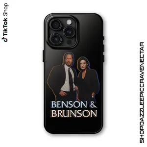 Benson and Brunson Phone Case, JB and OB friendship Team in five Phone Cover, Law and Order 17 Air Pro Max