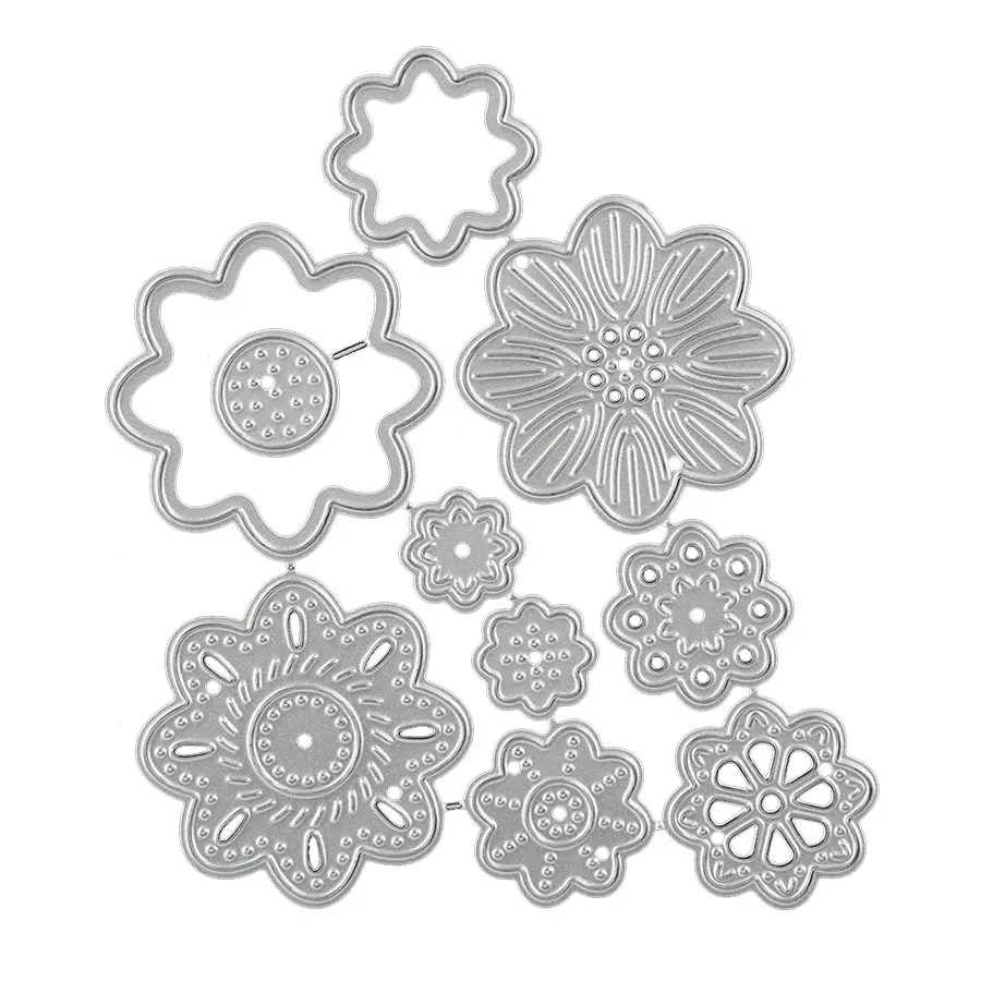 Floral Cutting Mold, DIY Greeting Card Making, Perfect for Album and Diary Crafting, Multifunctional Creative Craft Template, Decoration, Design