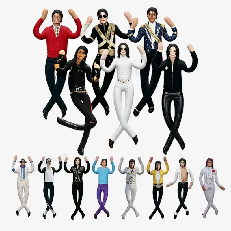 New Style Michael Jackson Jointed Plush Figure - MJ Doll, Cosplay Prop, Room Decoration, Gift for Doll Collectors