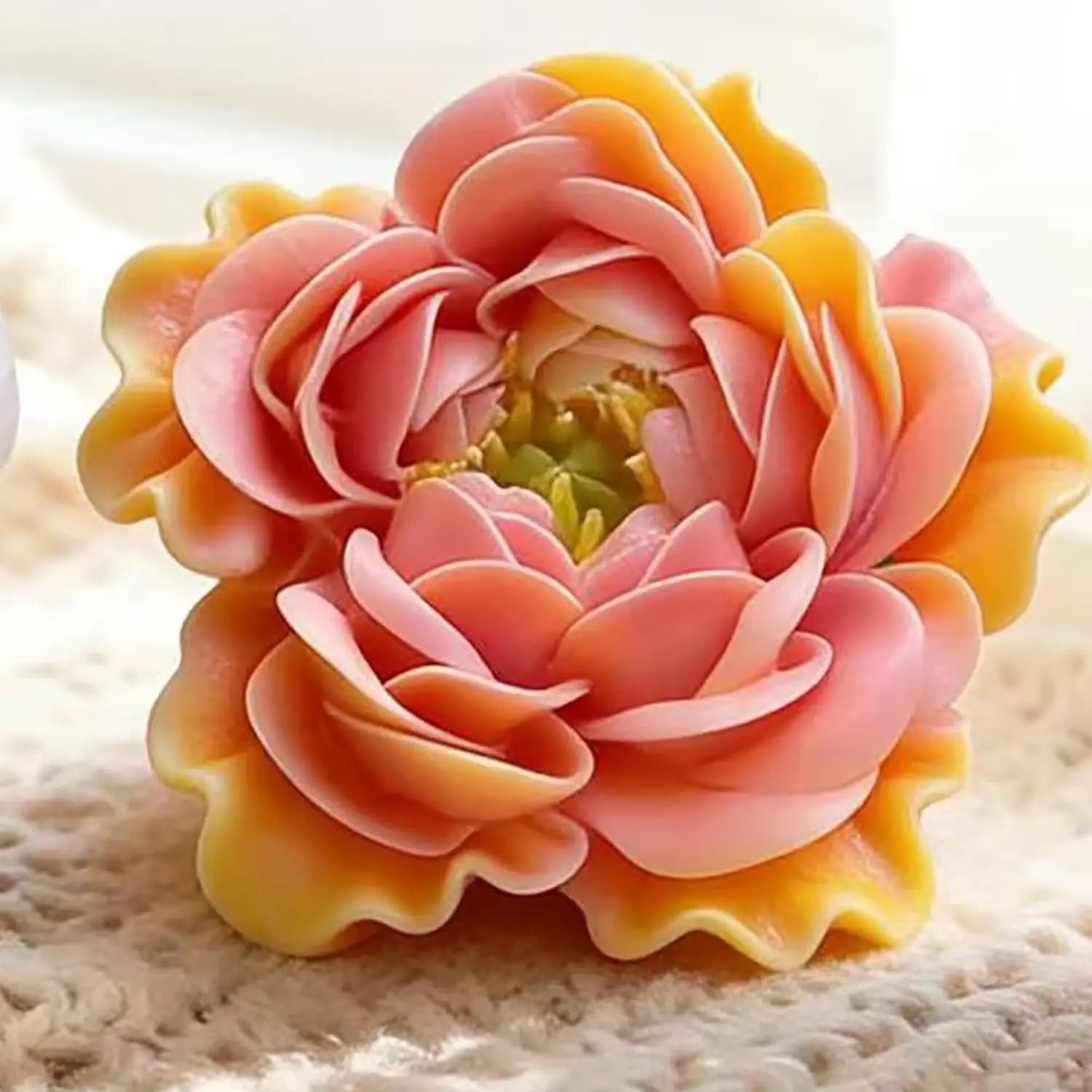 Flower Petal Mold - Cylinder Molds Silicone Wave Spiral Candle Mold - Silicone Resin Casting Molds for Candle & Resin & Soap Craft Supplies