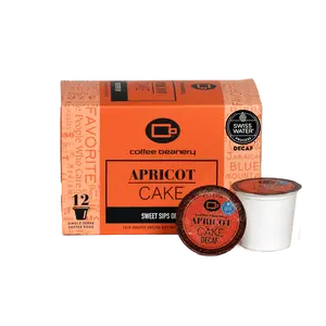 Apricot Cake Flavored Decaf Coffee Pods