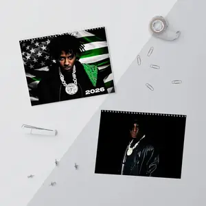 YoungBoy 2026 Calendar, Young Boy Never Br0ke Again Planner, Masa Tour Inspired Wall Calendar, Rap Hip Hop Music Merchandise for Fans, YB Kentrell Home Office Decor