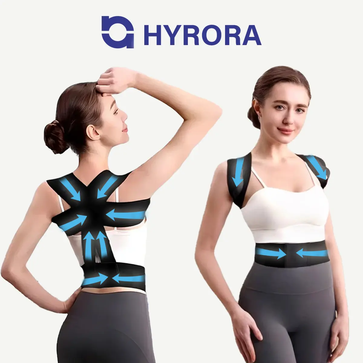 【Bue 1 free 1】SummerVibes Posture Corrector for Men and Women - Adjustable Back Brace, Posture Straightener for Lumbar Support, Upper Back Pain Relief, Spine Alignment, Breathable, Wear Under Clothes (Sports & Outdoor Protective Gear)