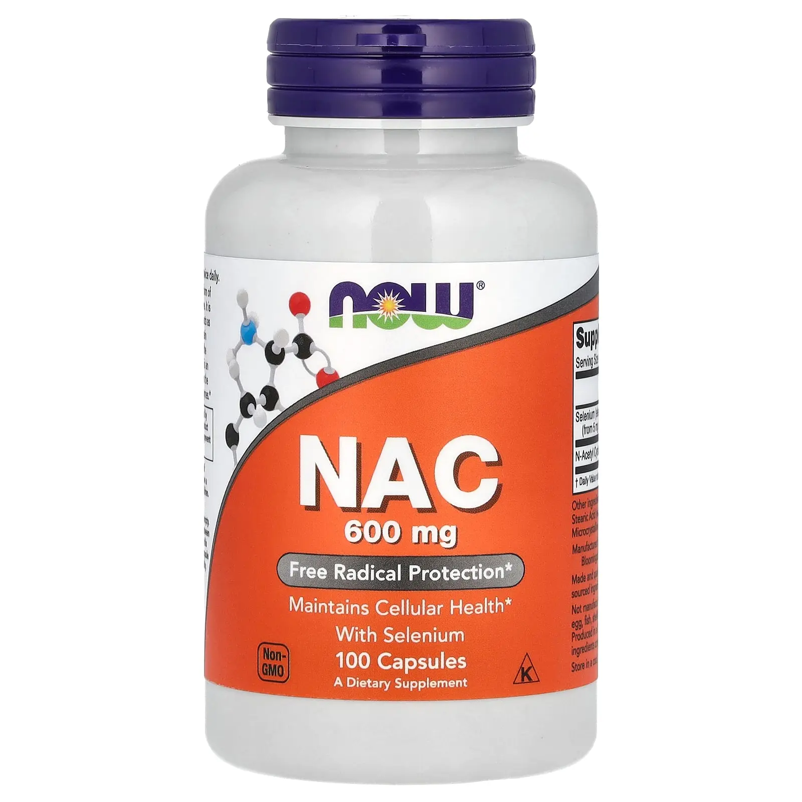 NOW Foods NAC With Selenium, 100 Capsules NOW Foods NAC With Selenium, 100 Capsules