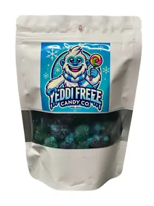 Sour Blue Razz Gushers - Sour Candies Fruit Snack  Yeddi Freeze candy raspberry candy